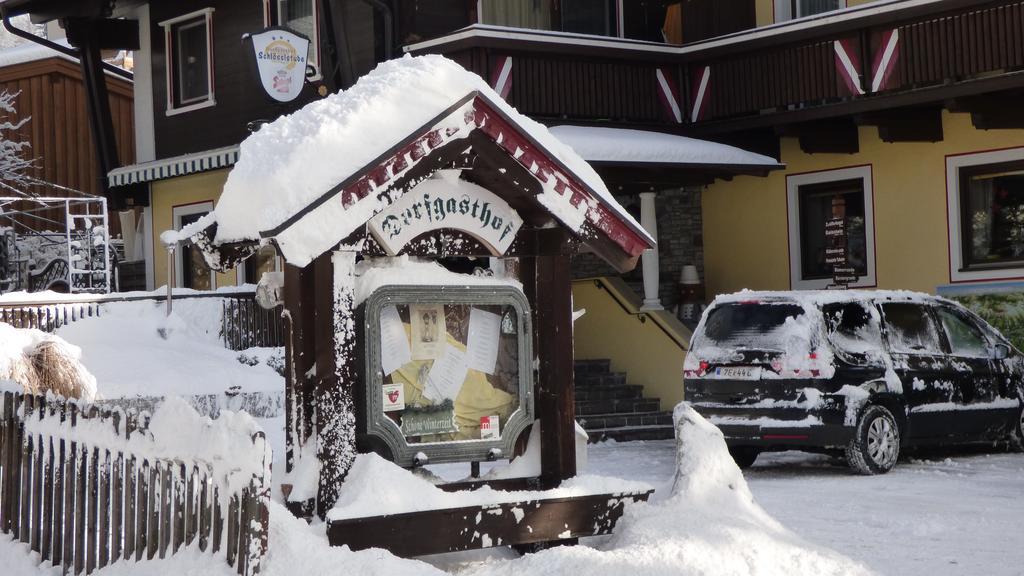 Hotel Dorfgasthof Schloesslstube Stuhlfelden Bagian luar foto